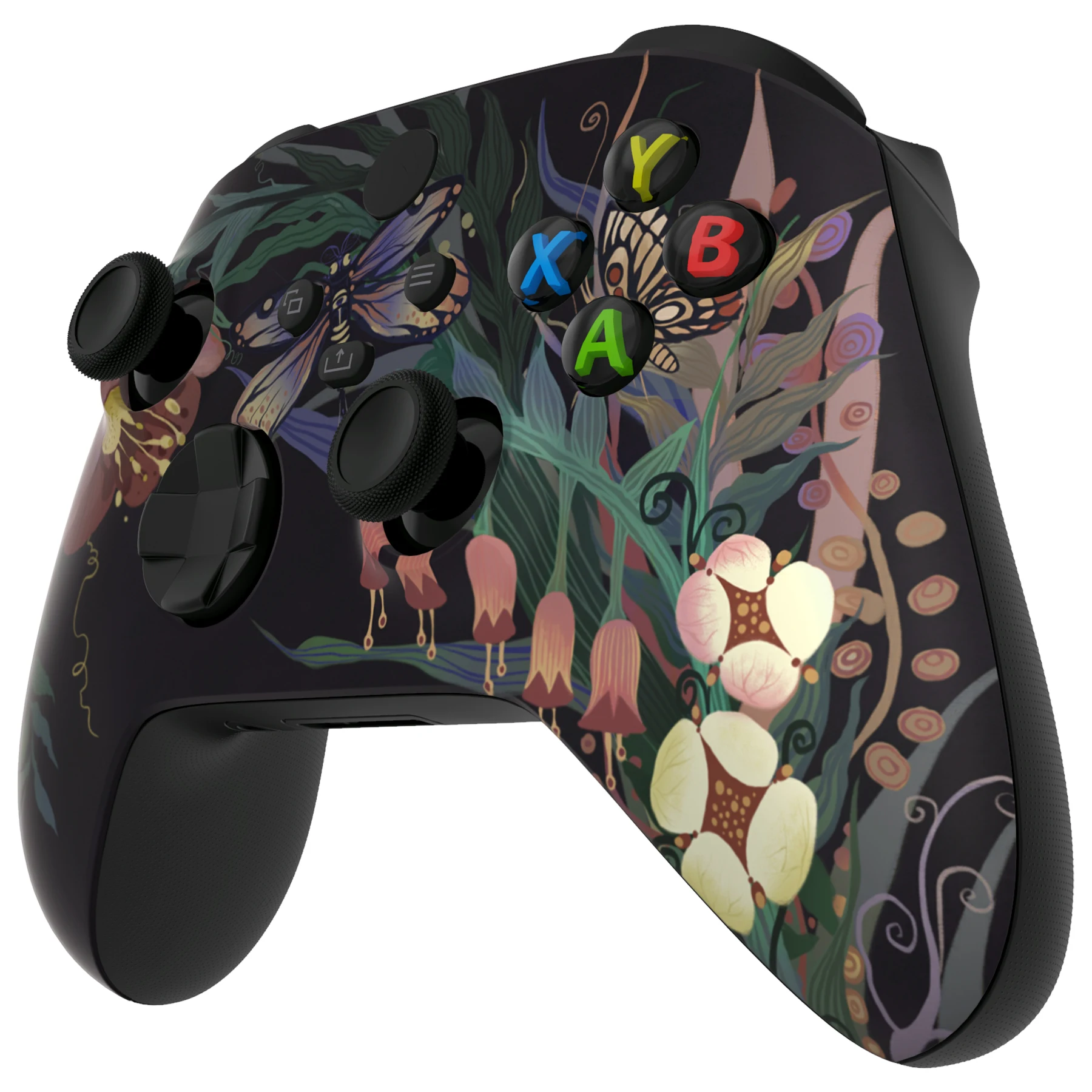 eXtremeRate Carcasa de repuesto para controlador Xbox Series X/S (Xbox Core) - Jardín misterioso - imagen 4