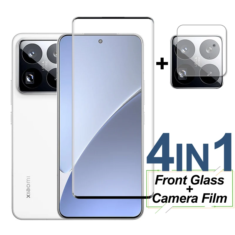Cubierta completa de vidrio templado para Xiaomi 15 Pro Glass Mi 15 Pro Protector de pantalla película protectora de lente de cámara de teléfono para Xiaomi 15 Pro