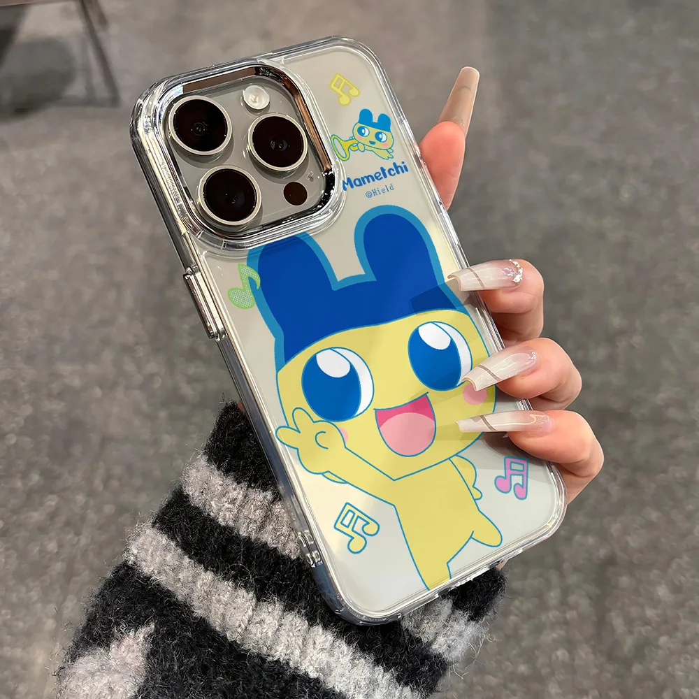 Bonita funda de teléfono Tamagotchi Y2k para Samsung Galaxy S25 S24 S23 S22 S21 S20 Note20 FE Ultra Edge Plus 4G 5G, funda suave transparente - imagen 3