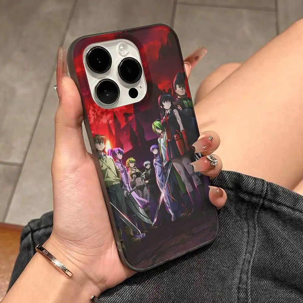 ¡Anime Akame Ga mata! Funda de teléfono con patrón corrugado para iPhone 17 Air 16 15 14 13 Plus Pro Max, cubierta mate a prueba de golpes - imagen 3