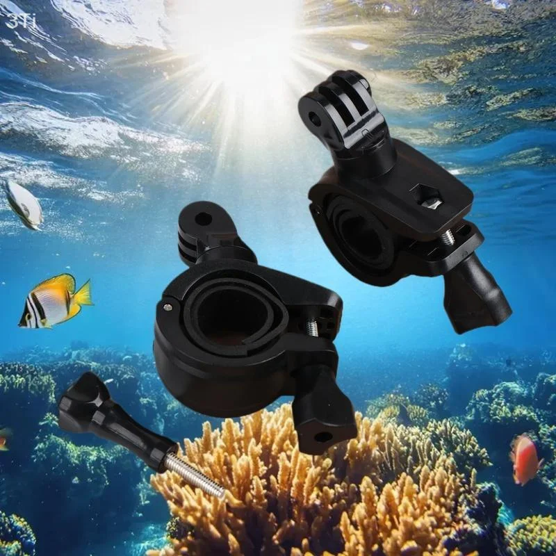 Soporte de manillar de bicicleta de 360 grados de grado profesional para herramientas de vídeo Hero 11 10 9 8 SJCAM. - imagen 2