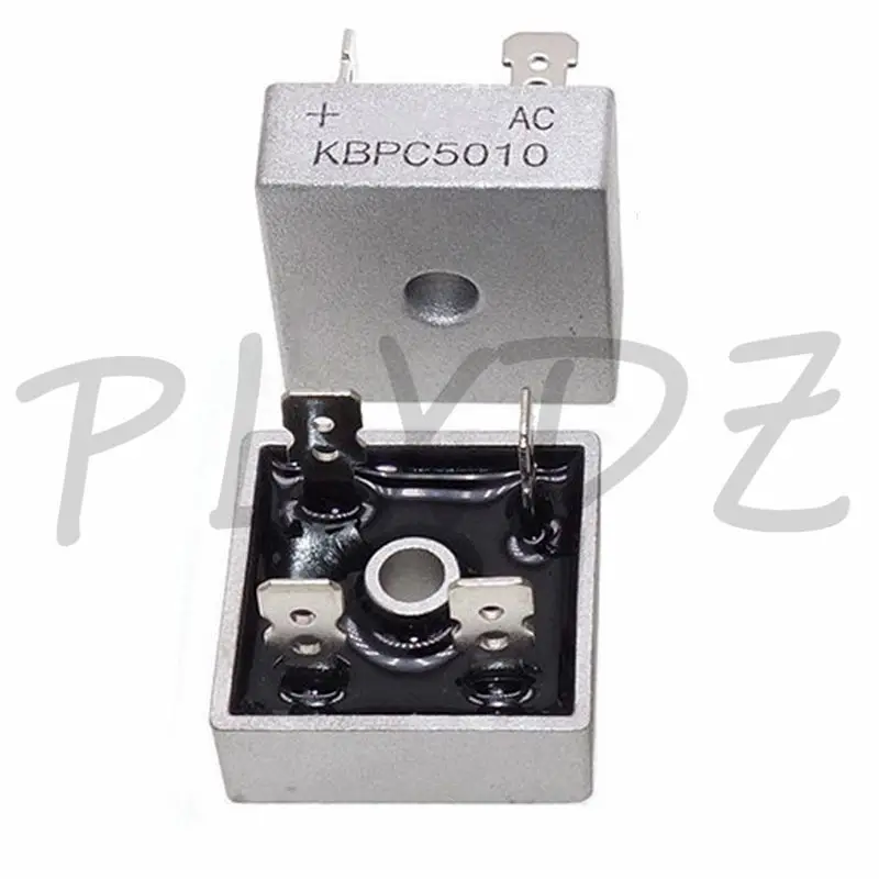10 Uds KBPC5010 diodos rectificadores de puente 50A 1000V KBPC 5010 diodo rectificador de potencia puente rectificador monofásico - imagen 2