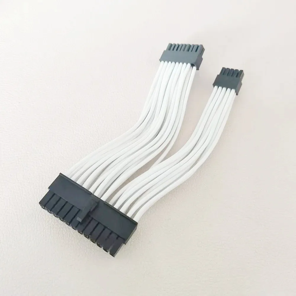 Para Corsair tipo 5 PSU fuente de alimentación Cable de silicona SF750 SF850 SF1000 módulo ATX3.1 24 pines 8 pines CPU 8P PCI-E Sata Molex adaptador