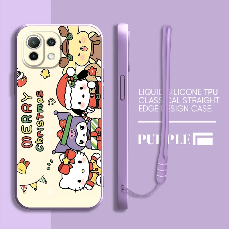 Funda de teléfono para Xiaomi Poco F4 X3 NFC F5 F3 X4 X3 Pro funda suave lindo personaje Navidad - imagen 3