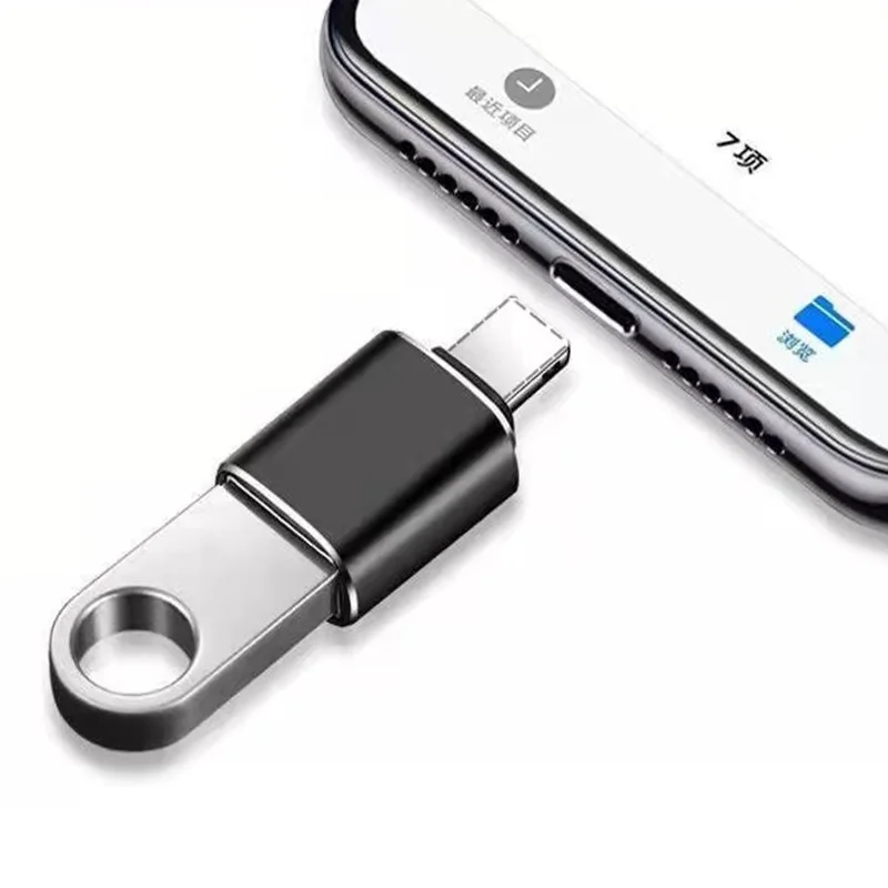 1 Uds 5 uds LED USB 3,0 a tipo C adaptador OTG a USB C USB-A a Micro USB tipo C conector hembra para Samsung Xiaomi POCO adaptadores - imagen 3