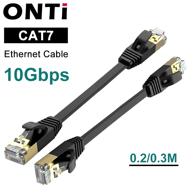 Cable de Red Cat 7 RJ45 Plano Shield – 0,2 m / 0,3 m / 0,5 m - imagen 4