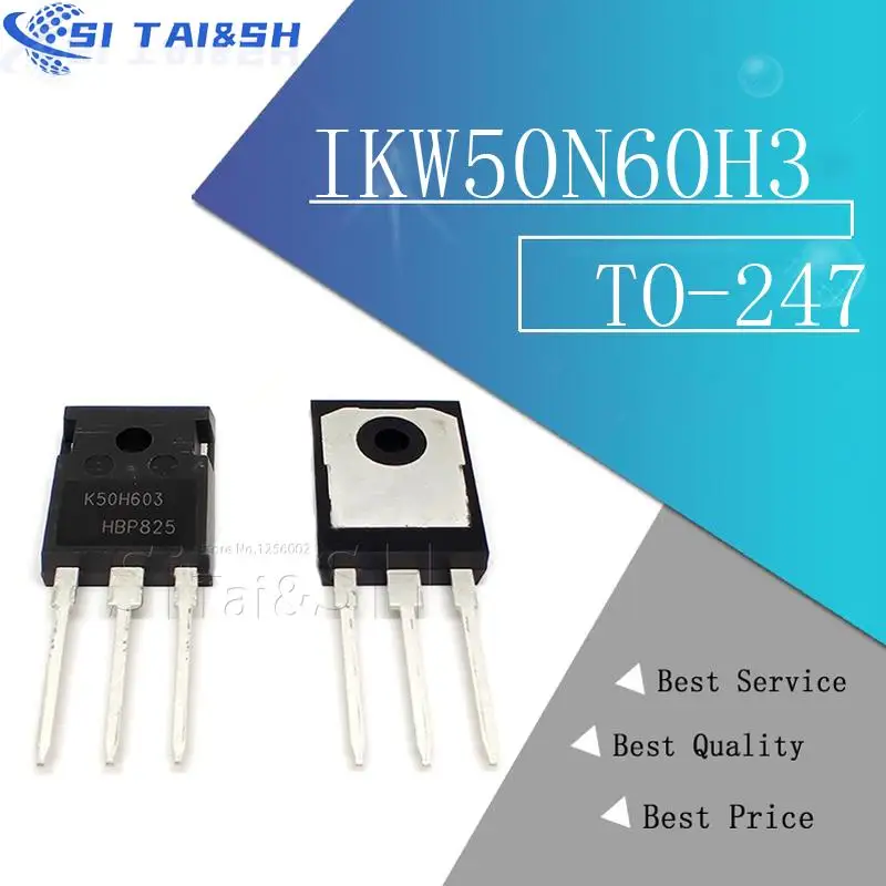 IKW50N60H3 K50H603 TO-247 IGBT 600V 50A nuevo original, lote de 5 unidades