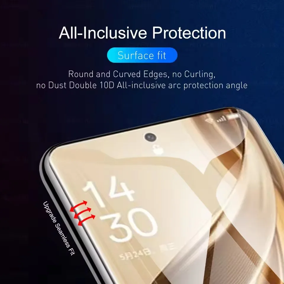 3 uds película de hidrogel para OPPO A31 A17 A17K A16e A16K A16 A15s A15 A12e A12 A11 S A11K A9 A5 A54 A54s Protector de pantalla - imagen 2