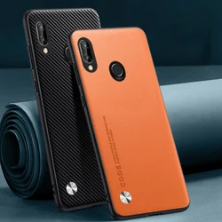 Funda Xiaomi Redmi Note 7 Silicona Antigolpes Protección PU Cuero Lujo