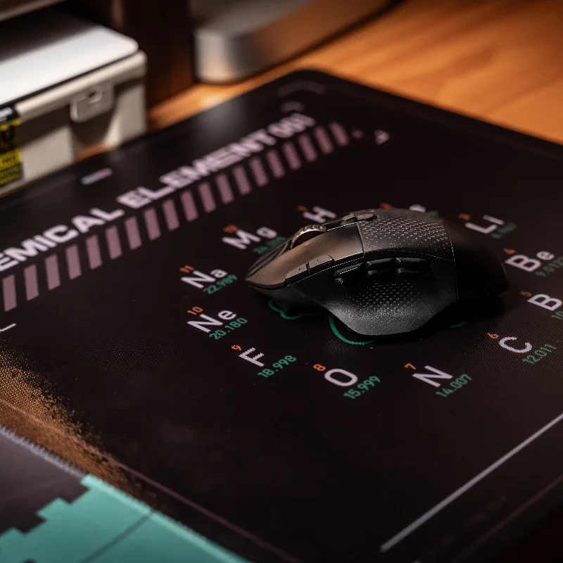 Alfombrilla de ratón con tema de elemento, vidrio fotovoltaico personalizado, alta precisión, velocidad, PC, alfombrilla de mesa, colocación química, tecla temática - imagen 4