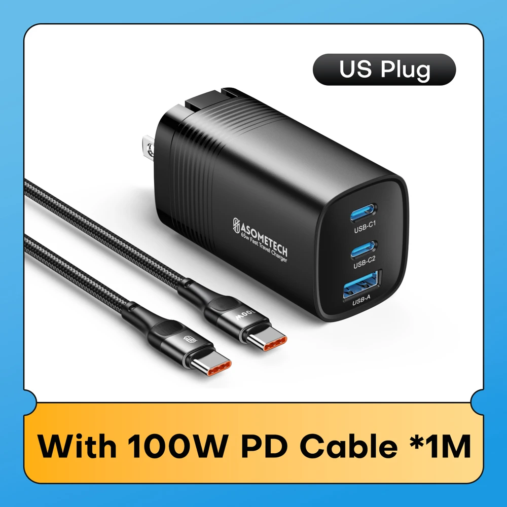 US Plug with Cable