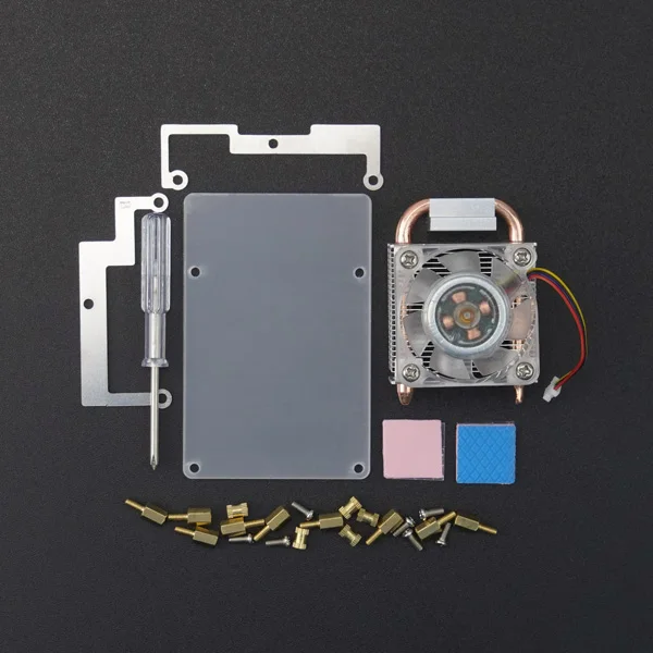 Ventilador de torre de hielo para refrigerador Raspberry Pi 5 RPi5, tubo de cobre en forma de U, ventilador de refrigeración, con LED RGB colorido - imagen 5