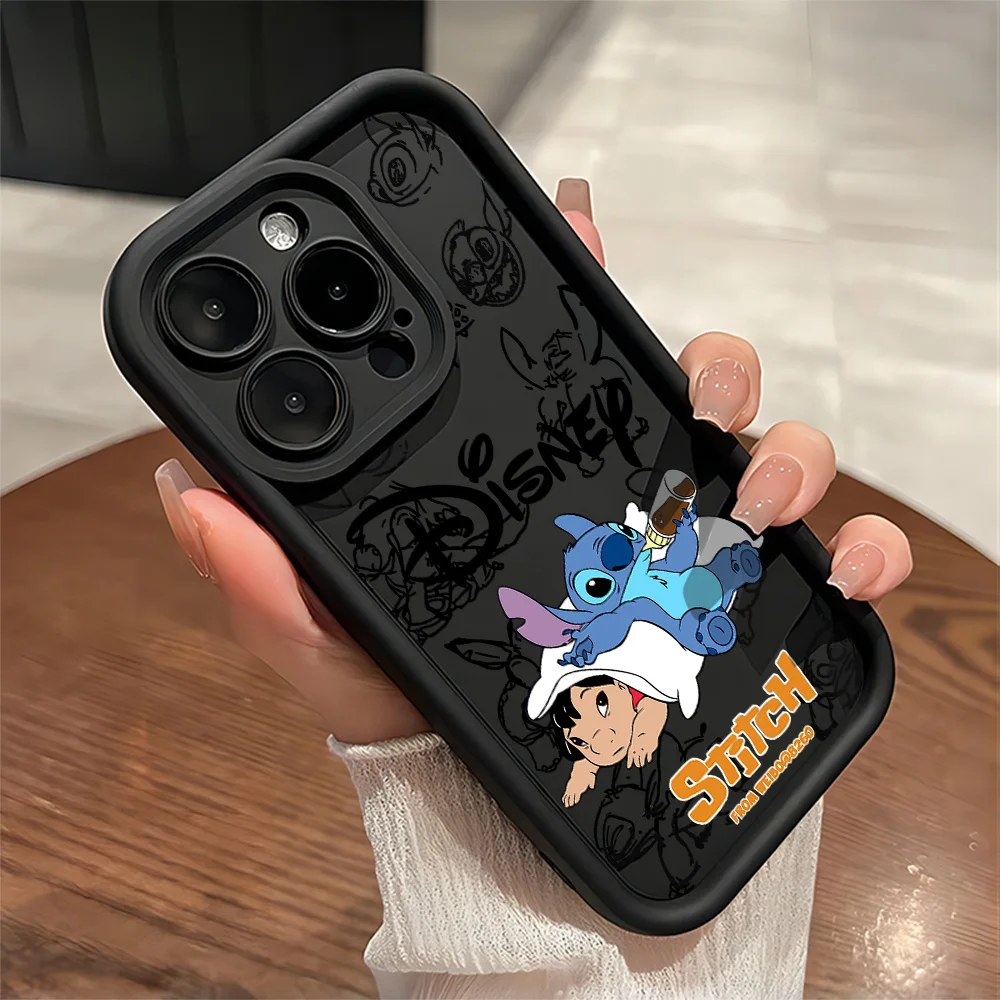 Bonita nueva funda de teléfono Stitch para Xiaomi Mi 15 14 13 12 14T 11 Lite 12T Poco M6 X7 X6 F4 F5 X4 X5 C40 GT Pro Ultra 4G 5G - imagen 2