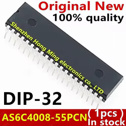 Memoria SRAM AS6C4008-55PCN 4 Mbit DIP-32