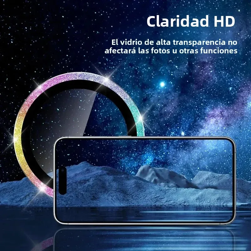 2-3 uds para IPhone 17 Pro Max Air 16 anillo Protector de lente de cámara vidrio templado resistente a los arañazos fino HD cubierta de lente transparente brillante - imagen 4