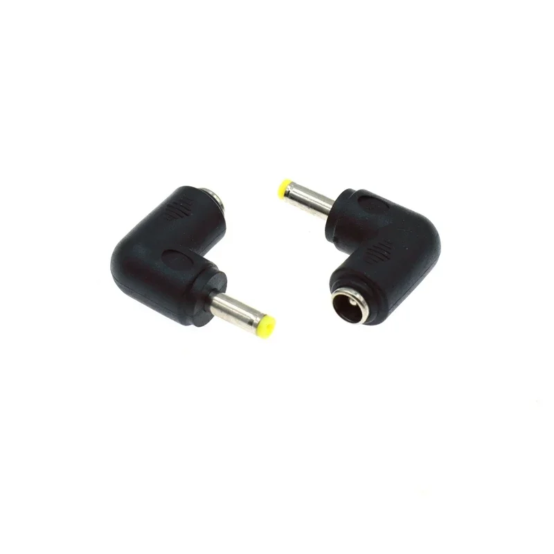 5 unids/lote DC 4,0x1,7mm macho 5,5x2,1mm enchufe hembra codo de 90 grados adaptador de conector de alimentación CC ordenador portátil 4,0*1,7 a 5,5*2,1 - imagen 4
