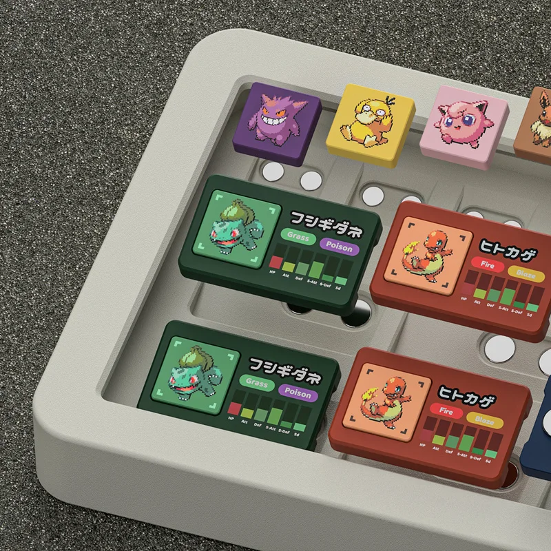 Puff12m caja de placa de identificación magnética a prueba de polvo almacenamiento de matriz 3d impreso Navi70 nueva placa de identificación periféricos de teclado personalizados - imagen 3