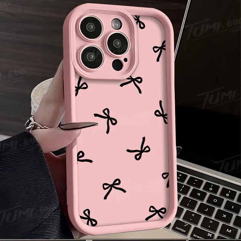 Funda de teléfono de mariposa negra Premium para Samsung Galaxy A55 A35 A25 A15 A05 A05S A24 A13 A23 A12 A22 A32 A52 A52S A72 A11 - imagen 2
