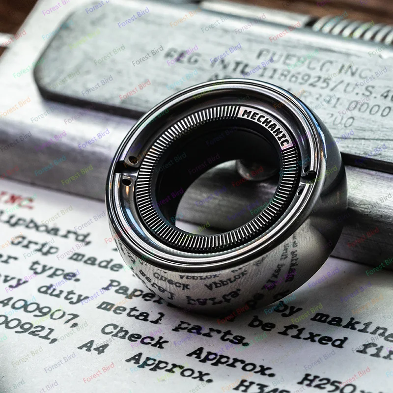 Fidget Spinner Giros Cope trinquete maquinista magnético sección C anillo juguete descompresión EDC tecnología negra juguetes para adultos - imagen 5