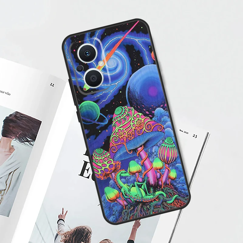 Funda psicodélica de setas para OPPO Find X8 X6 X9 Pro OPPO Reno 14F 11F 12F 13F 7 8 Lite 10 11 12 13 14 Pro - imagen 4
