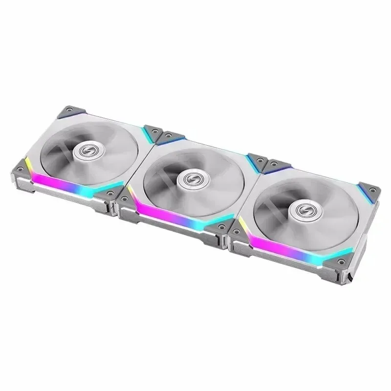 LIAN LI UNI-ventilador SL120 V1 AL120 SL140 120/140MM RGB, Kit DE VENTILADOR, Cable Modular, Software libre, Control inteligente PWM M/B 5V ARGB, negro/blanco - imagen 3