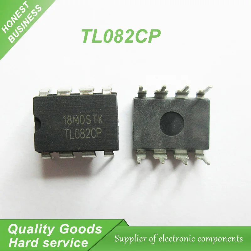 10 Uds TL082CP TL082 TL082C DIP-8 amplificadores operativos-amplificador operacional entrada JFET de poco ruido nuevo original
