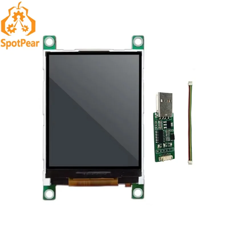 Módulo de pantalla TFT LCD UART de 2,2 pulgadas con puerto serie de pantalla colorida FLASH