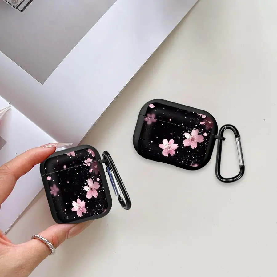Funda Shining Flowers para Airpods Pro Pro2 3 Pro3 1 2 4, funda para auriculares