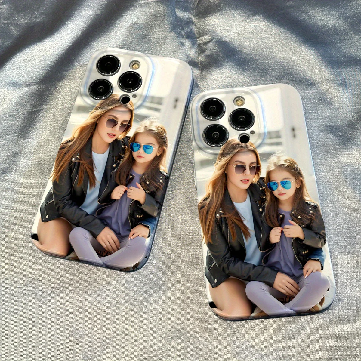 Fundas personalizadas para iPhone Imágenes DIY Patrones de texto Fundas personalizadas para iPhone 16 Pro Max 15 14 13 12 11 Fundas blandas Foto Brillante