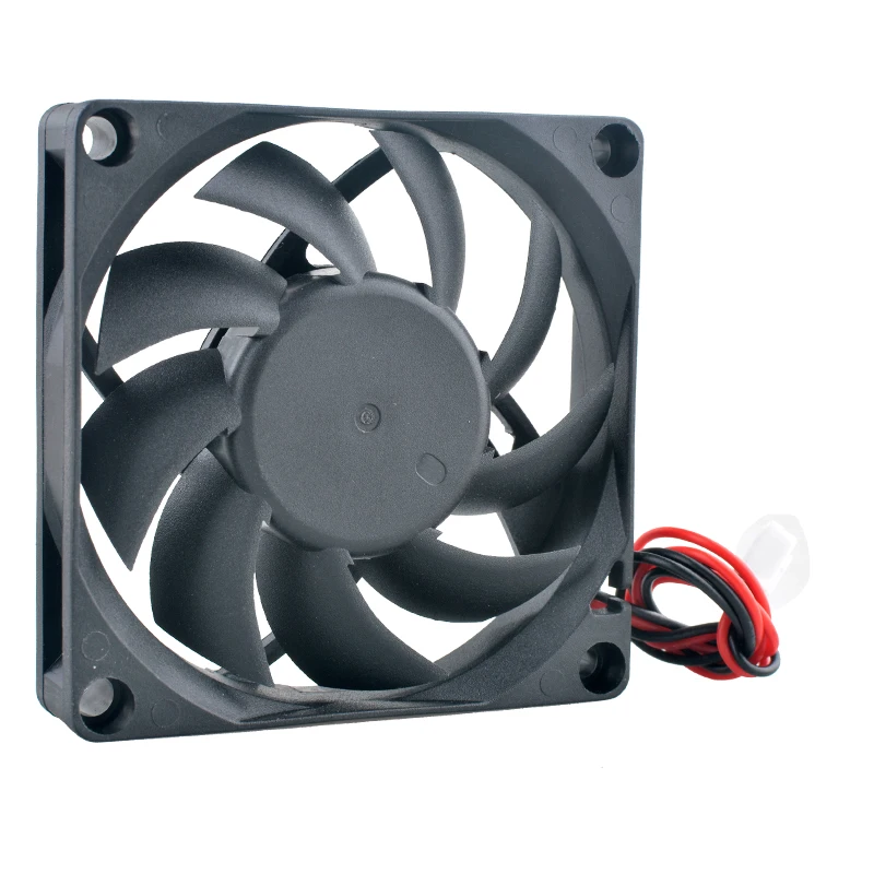 ACP7015 70x70x15mm Ventilador de refrigeración axial 2 pines DC 5V/12V/24V para inversores de potencia Routers Electrónica Servidores HVAC - imagen 3