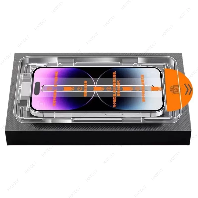 Protector de pantalla de vidrio para Xiaomi Redmi Turbo 4, película protectora de borde negro para Poco X7 Pro, fácil instalación, sin polvo, 4 unidades - imagen 4