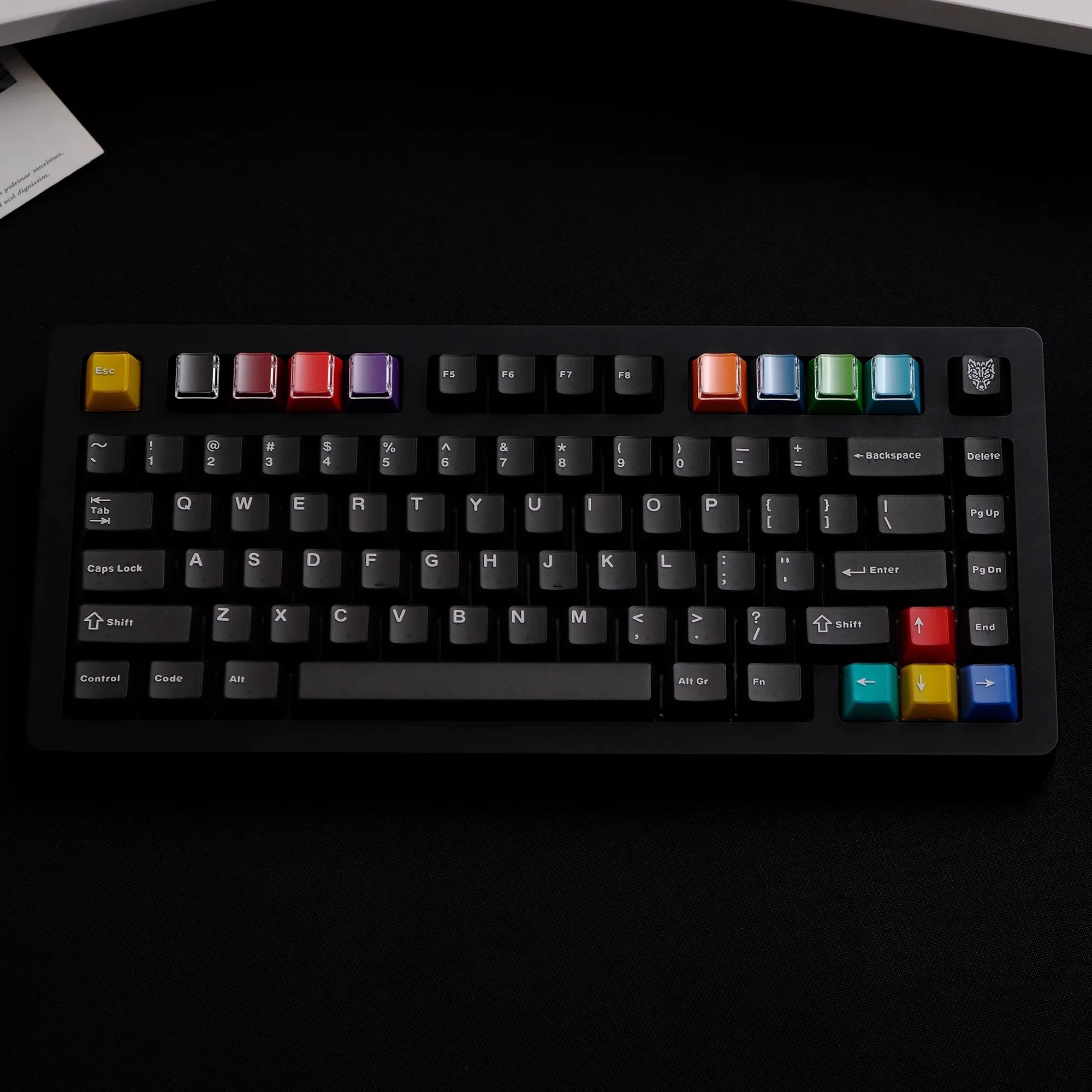 Juego de 122 teclas Aifei, teclas semitranslúcidas de neón, teclas ABS de doble disparo, teclas de perfil de cereza para teclado MX Switch - imagen 5