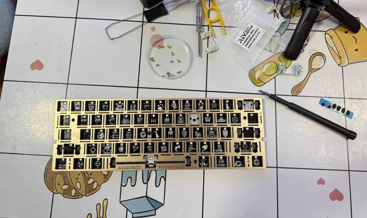 Wooting 60he + 80he módulo Pcb teclado de eje magnético personalizado PCB Gamers diseño teclado accesorios manos en juego para juegos - imagen 2