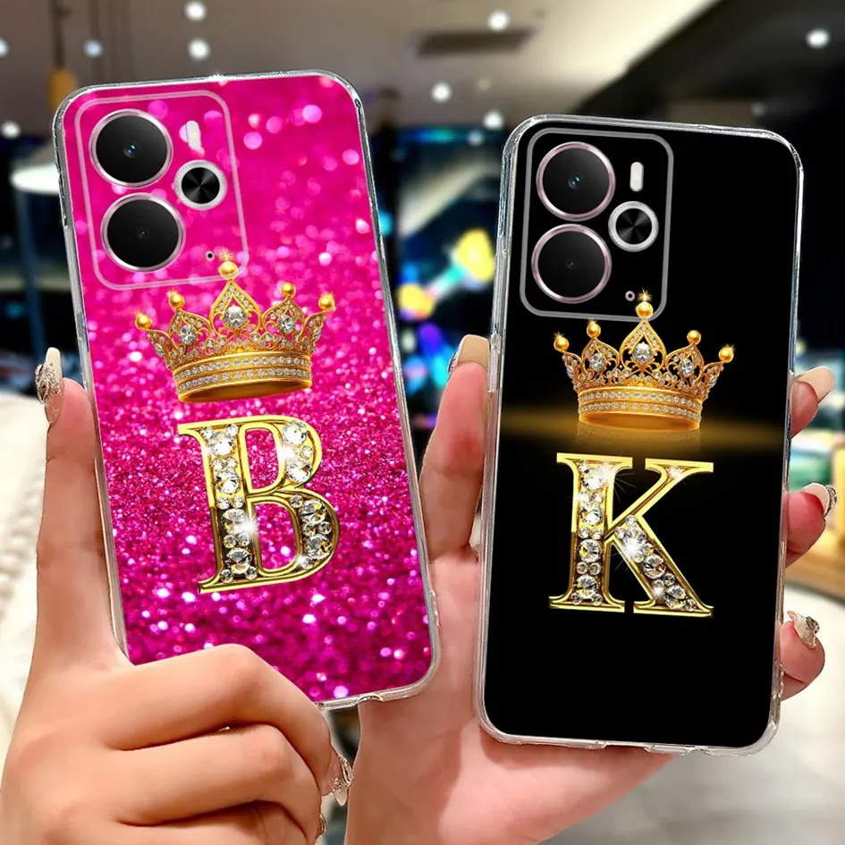 Para Realme 14 5G Funda RMX5075 Funda de silicona suave con letras bonitas Funda de teléfono para Realme 14 Pro Plus Funda Realme14 14T Coque