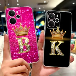 Para Realme 14 5G Funda RMX5075 Funda de silicona suave con letras bonitas Funda de teléfono para Realme 14 Pro Plus Funda Realme14 14T Coque