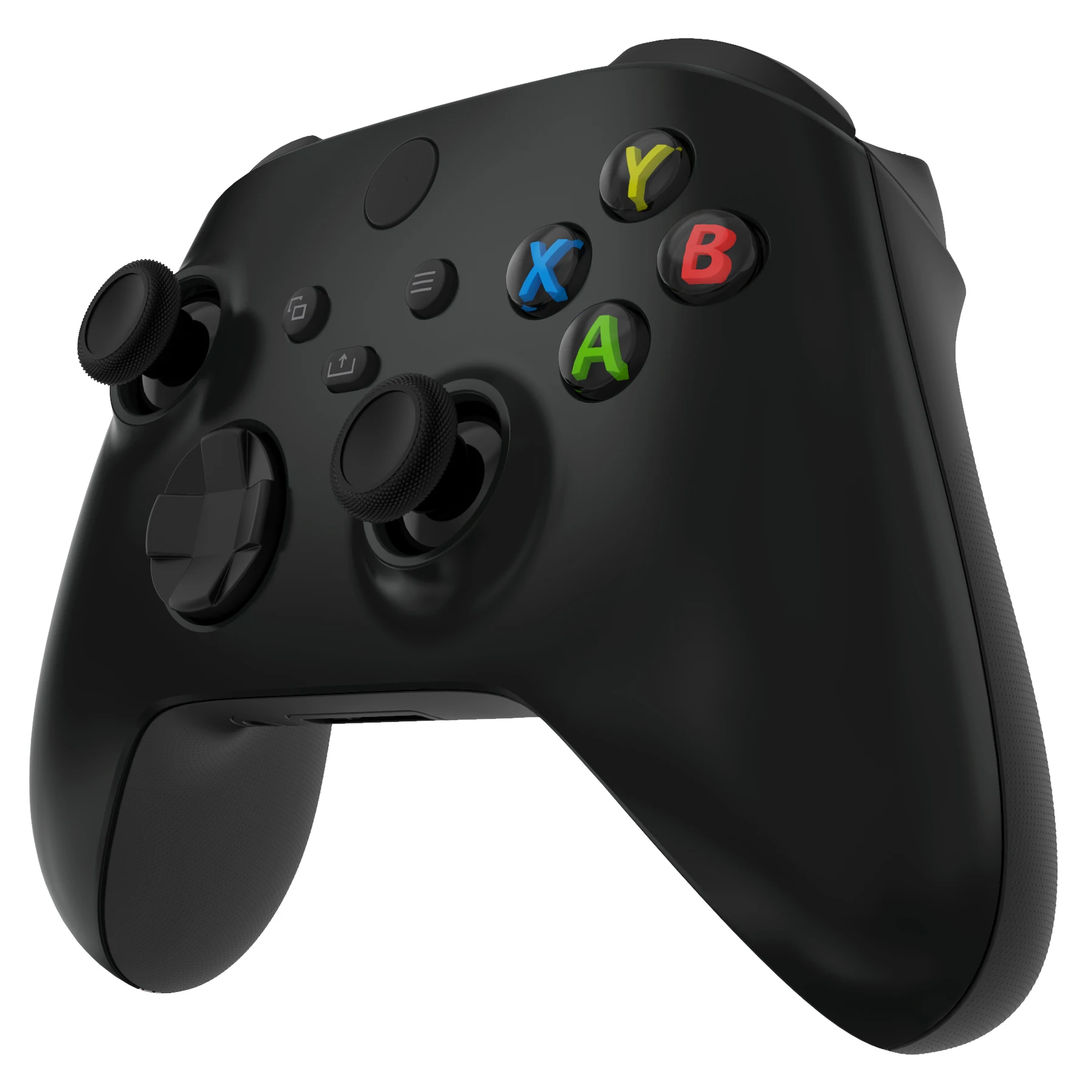 EXtremeRate-carcasa frontal de repuesto, cubierta personalizada, placa frontal para controlador inalámbrico Xbox Core, negro sólido y blanco sólido - imagen 4