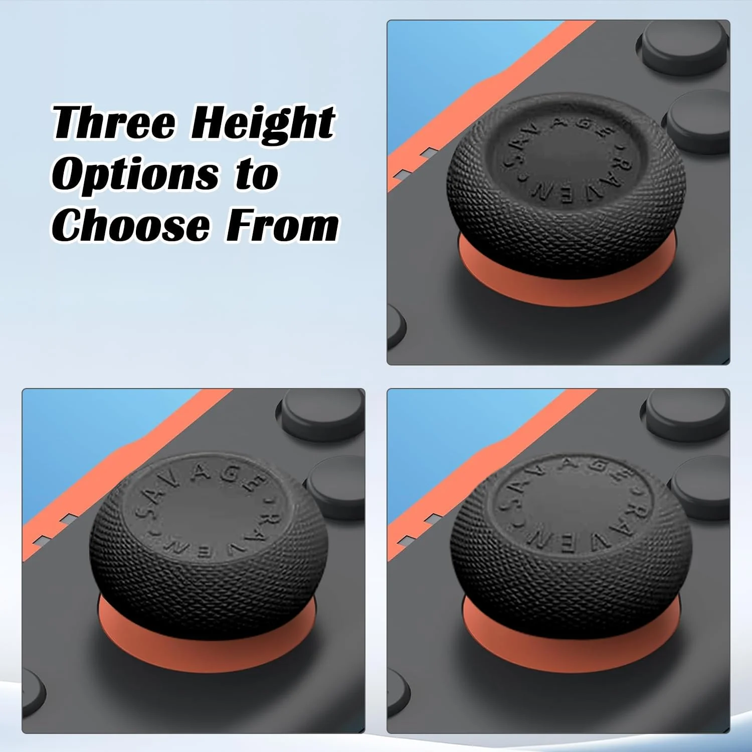 Tapas de empuñaduras de pulgar Skull & CO. para NS Switch 2, controlador Joycon, Joystick, cubierta de palanca de mando analógica de silicona para accesorios de Switch 2 - imagen 3