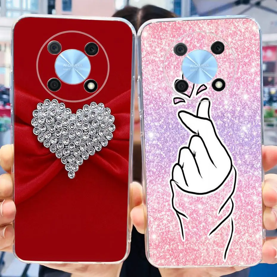 Funda de silicona blanda para Huawei Nova Y90, carcasa trasera de TPU transparente con bonito diseño, para teléfono CTR-LX2 NovaY90 CTR-LX1