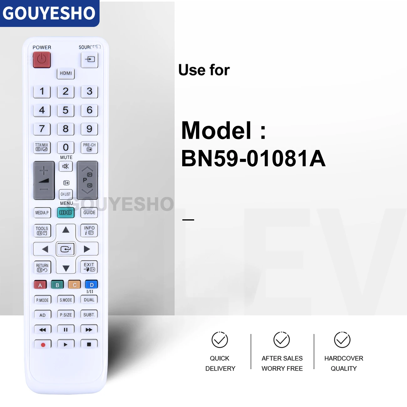 Nuevo Control remoto para Samsung LCD TV BN59-01081A 01069A UE22C4010PW A59-00466A T22A550 T19A350 T20A350 T22A350 - imagen 4