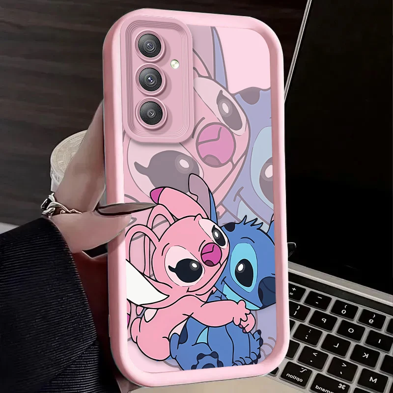 Funda Disney Cute Angel Stitch para Samsung Galaxy A54 A05S A05 A34 A24 A14 A53 A33 A23 A13 A52 A52S A32 A22 A12 A71 A51 A31 - imagen 5