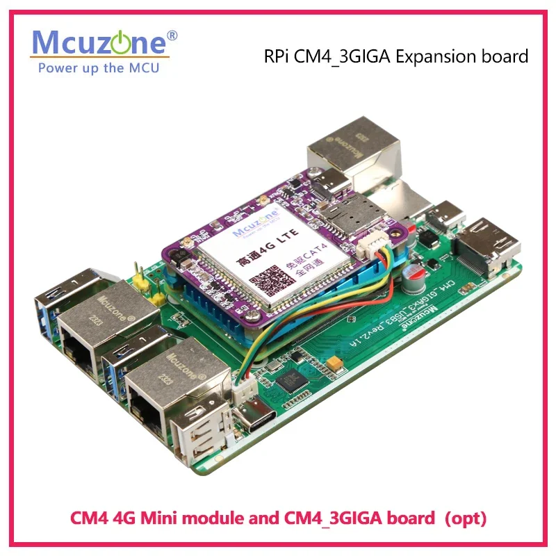 Placa Ethernet Raspberry Pi CM4 3x Gbps, HDMI RTL8153 GIGA USB3.0, OpenWrt, Ubuntu,RPI OS - imagen 3