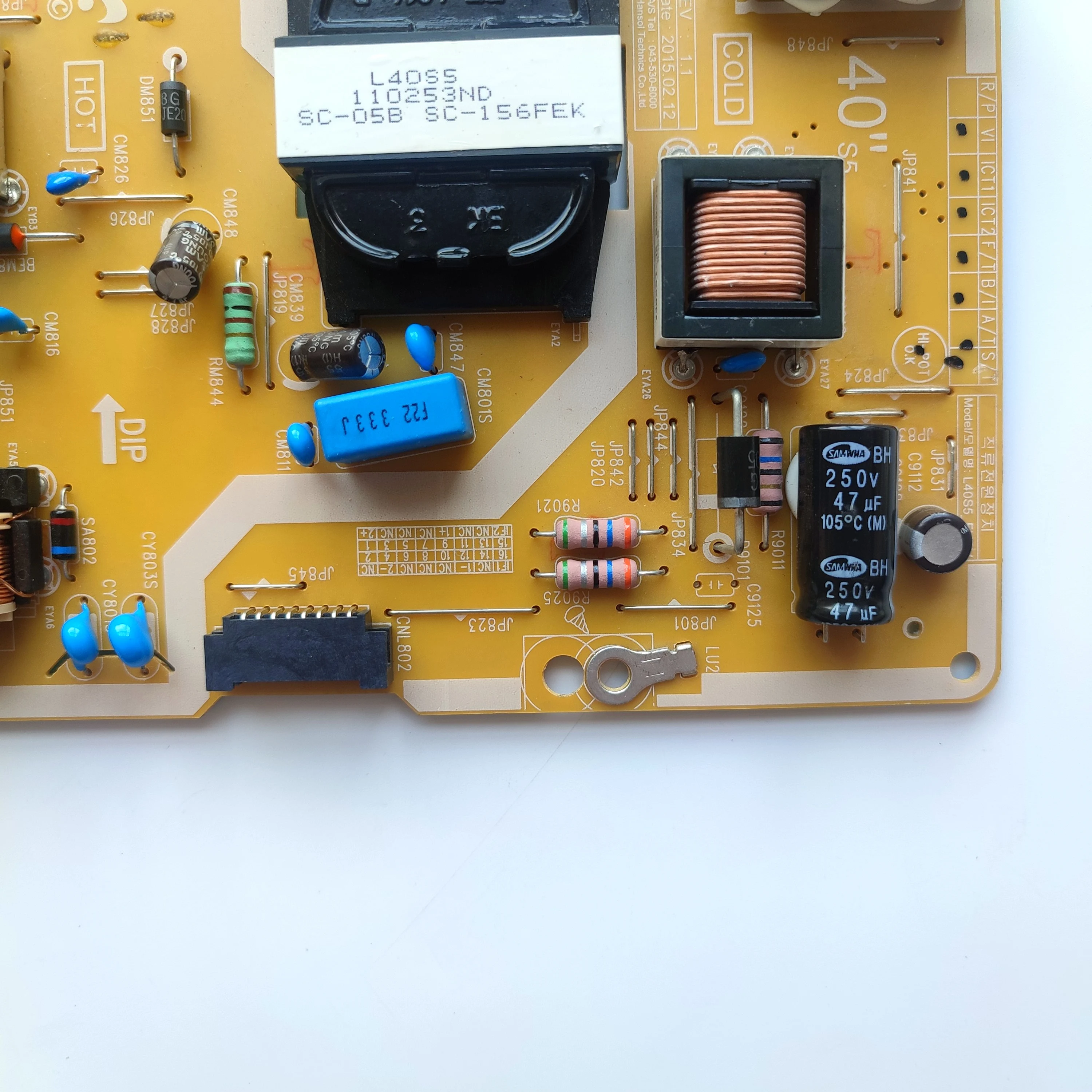 Nueva placa de alimentación BN96-35335A BN96-35335C para Samsung UA40JU5900 UE40JU6000 UE40JU6060 UN40JU6100 UN43JU6000 TV LCD - imagen 5