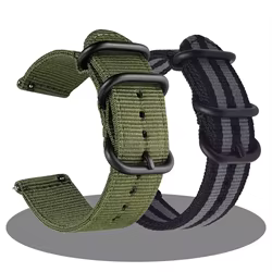 Correa de reloj de 20mm para Samsung Galaxy Active 1, 2, 40mm, 44mm/Gear, Correa deportiva para Galaxy Watch SM-R810, 42m/3, correa de nailon de 41mm