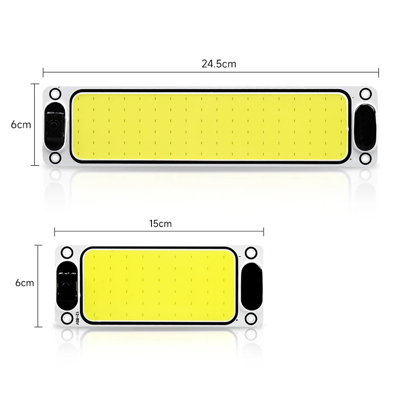 Tira de luces LED nocturna para lectura de coche, lámpara de techo Interior con interruptor de encendido y apagado para furgoneta, camión, Camper y barco, 12-24V - imagen 2