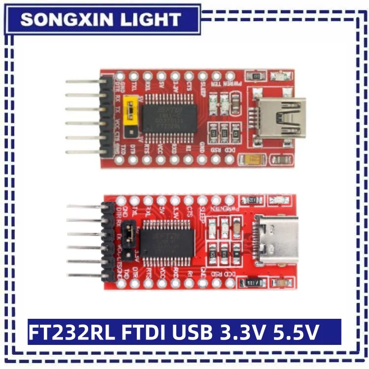 FT232RL FT232 USB a TTL 5V 3.3V Cable de descarga al módulo adaptador serie USB a 232