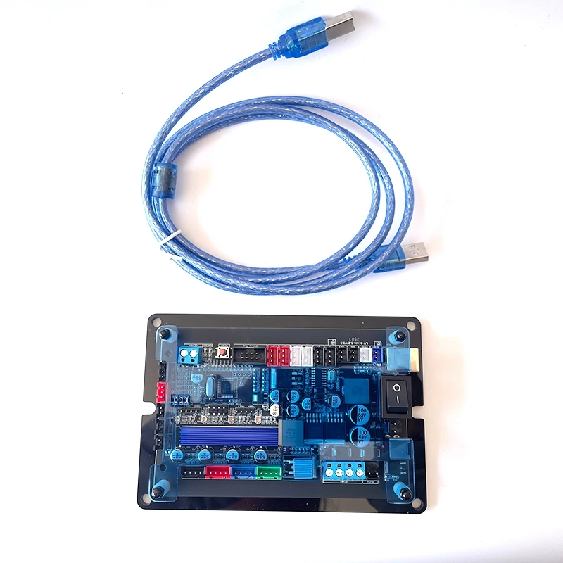 Placa de Control del controlador GRBL, Motor paso a paso de 3 ejes, compatible con placa controladora USB de doble eje Y sin conexión para grabador láser CNC - imagen 5