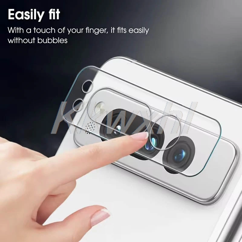 Película de lente de cámara HD 9H para Google Pixel 9 Pro XL Pixel9 Pixel9Pro Fold Pixel10 10 10Pro, cubierta protectora trasera de vidrio templado, 2 uds. - imagen 4