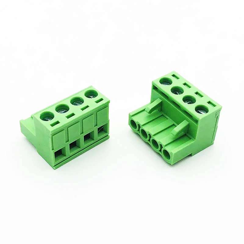 1 Juego de acoplamiento sin soldadura tipo 2EDGRKC 5,08 MM conector de bloque de terminales de tornillo PCB enchufable tipo 2edg bloque de terminales verde - imagen 3