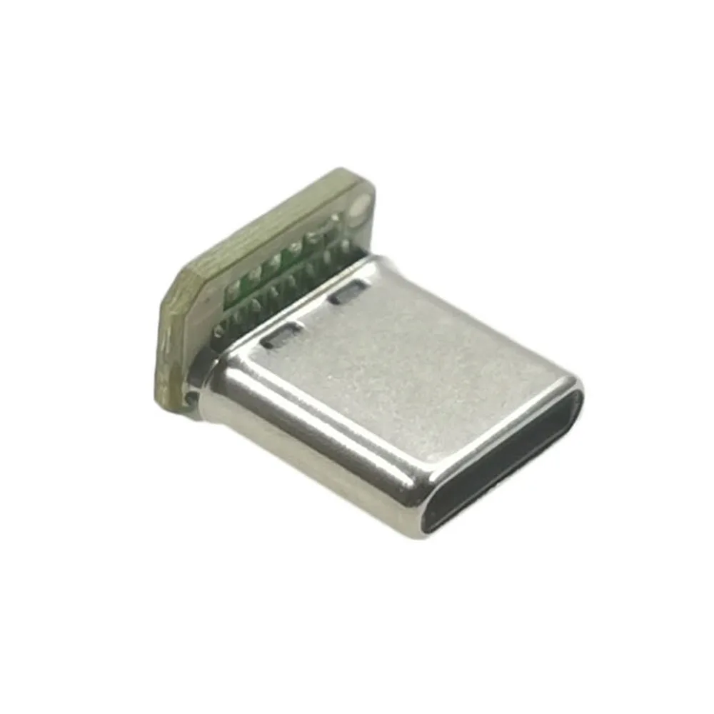 Placa de conexión Vertical USB 3,1 tipo C, 16 pines, 4 cables de soldadura, banda de datos PCB, placa USB, cabeza macho, conector Usb C 16P - imagen 3