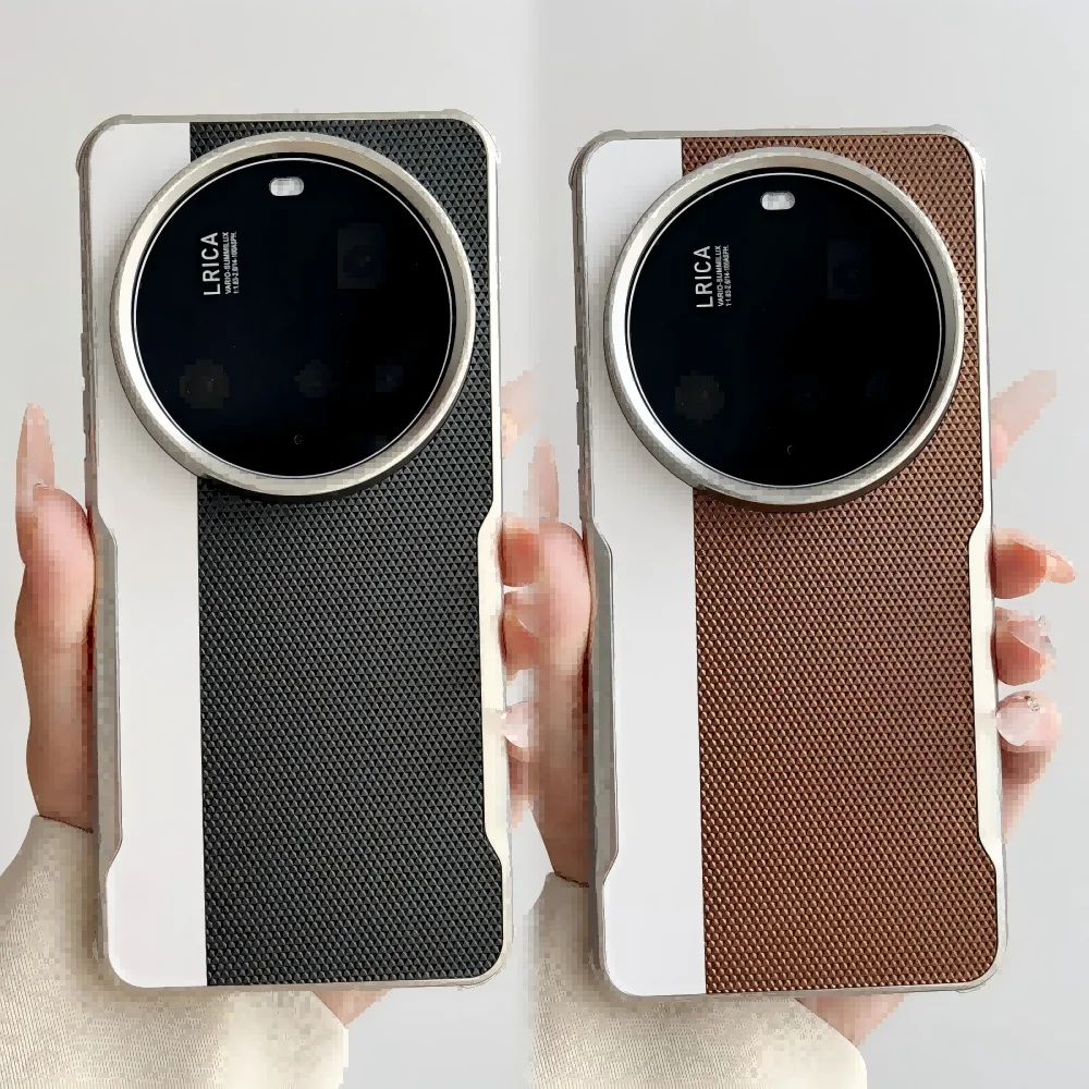 Para Huawei Honor Magic 7 Pro funda de lujo de cuero PU revestimiento mate funda protectora trasera para Honor Magic 7 7Pro carcasa de teléfono